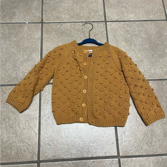 Misha & Puff popcorn cotton cardigan size 3-4T - Picture 1 of 1